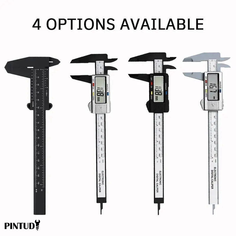 Digital Caliper 150Mm Stainless Steel - 1PC plastique vernier étrier affichage numérique