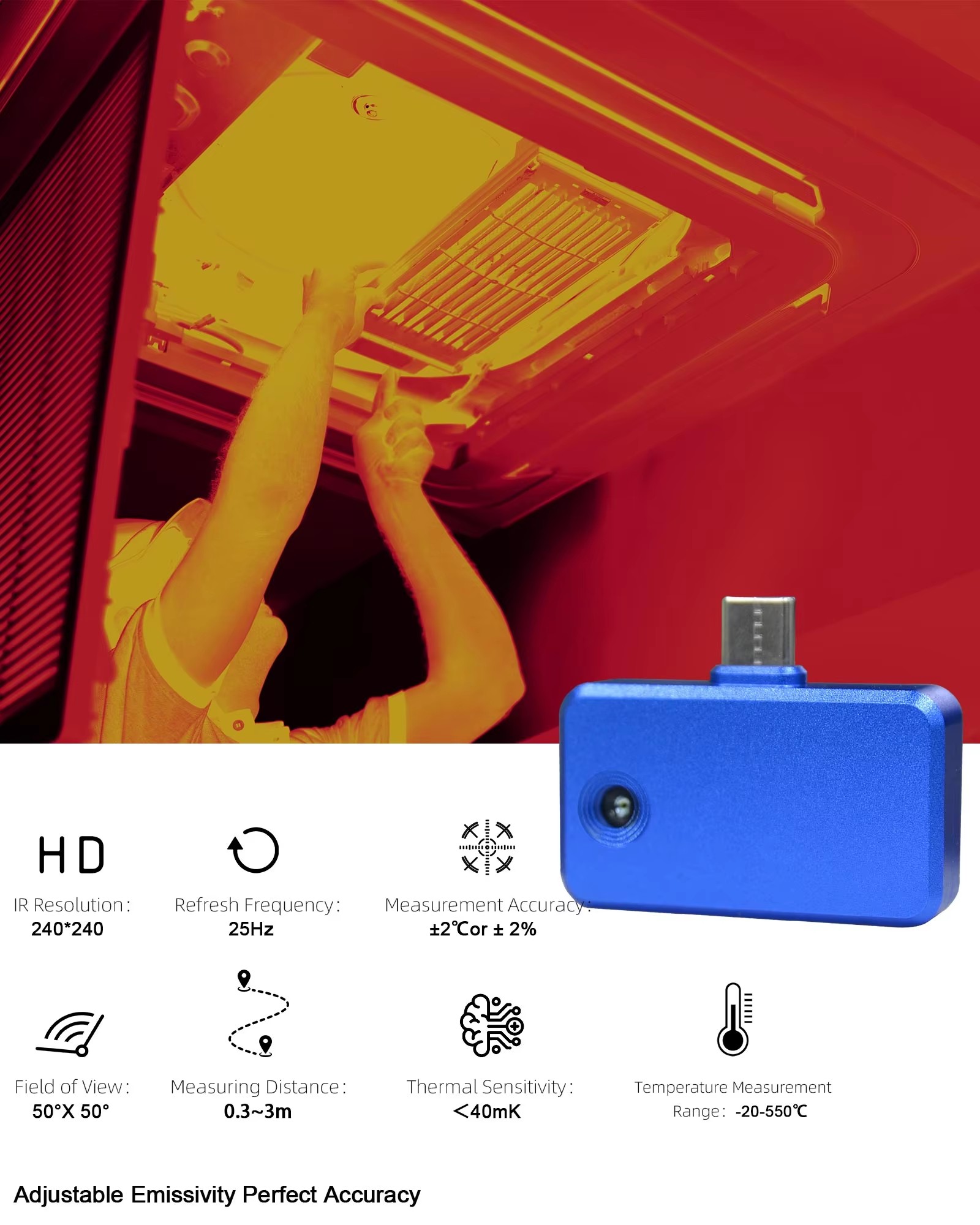 Caméra thermique pour téléphon - Thermal Imaging Camera Pcb Repair avis et prix