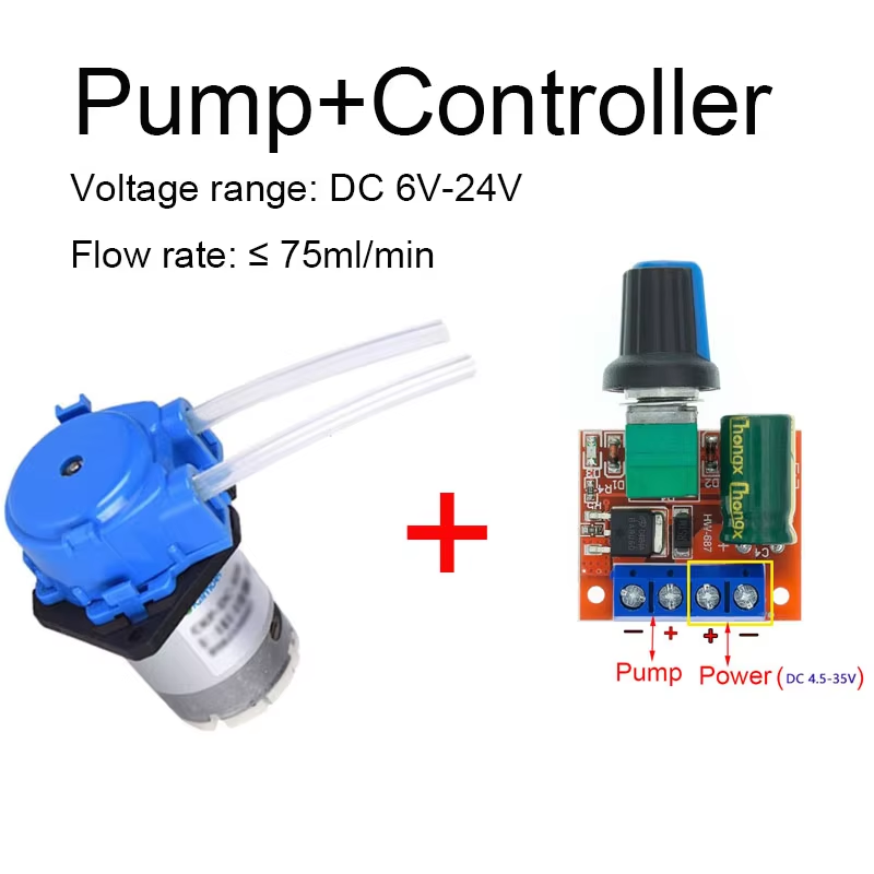 Petite pompe péristaltique rég - Mini Peristaltic Pump 12V avis et prix